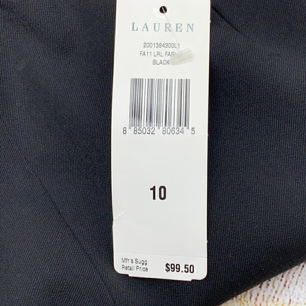 Lauren Ralph Lauren Black Skirt w/ Peplum Detail - Picture 4 of 5